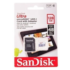 Карта памяти Micro SD SanDisk 10 класс 128гб