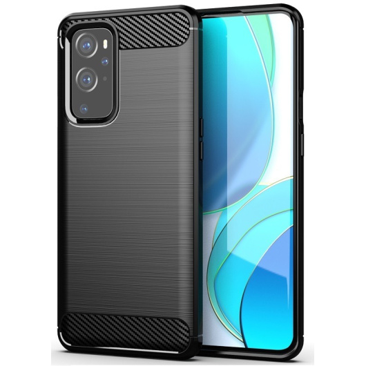 Чехол Carbon для OnePlus 9 Черный