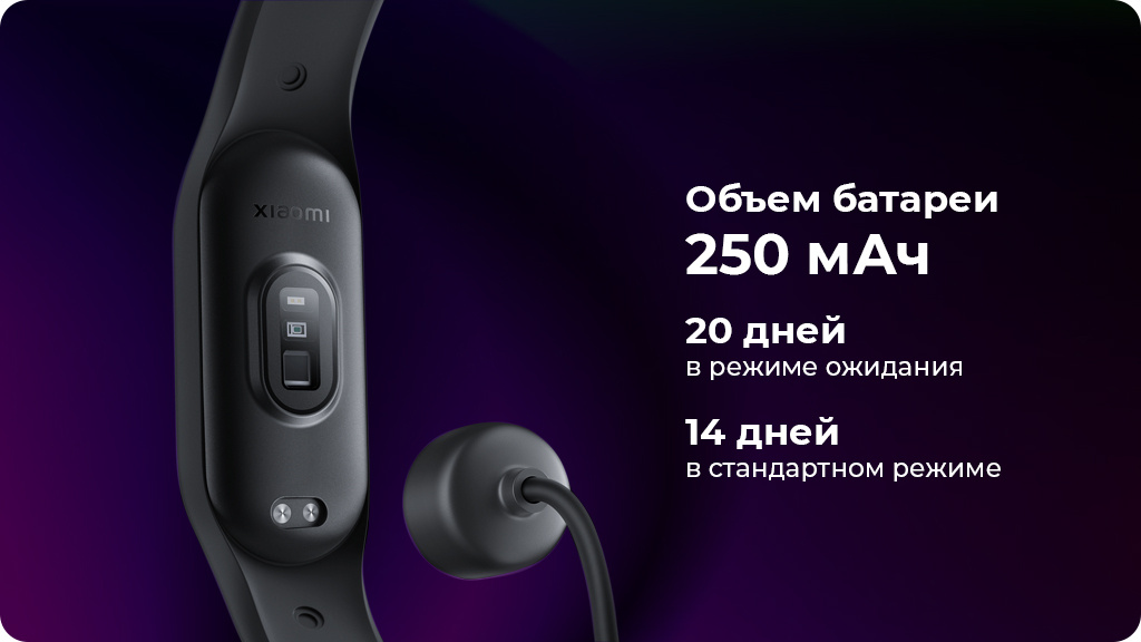 Фитнес-браслет Xiaomi Mi Band 7 Черный